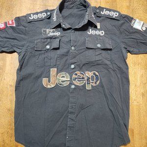 Stylish Jeep Button-up Shirt